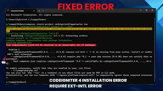 How to Fix "PHP intl Extension Missing" in CodeIgniter 4