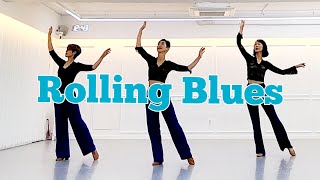 Rolling Blues LINEDANCE/쉬운중급라인댄스/Choreo:Misuk La,  Ivonne Verhagen/라인댄스배우는곳 010-5469-9632 민라인댄스코리아