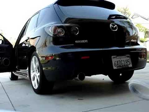 Mazda 3 With Stock Mazdaspeed 3 Exhaust - YouTube