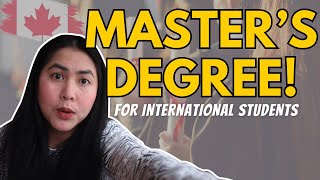 🎓 TOP 5 MASTER'S DEGREE in Canada for International students