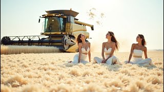 How American Farmers Harvest 9.97 Million Tons of Rice by Machine | Agricultural Technology