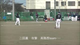 シニア高階地区大会【高階西team対 SSSチーム】戦 2021.12.5 (日)