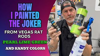 How I painted The Joker From Vegas Rat Rods using Pearls and Candy