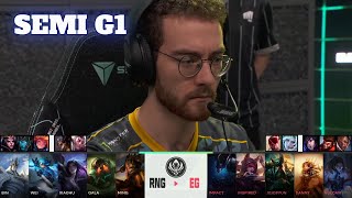 RNG vs EG - Game 1 | Semi Finals LoL MSI 2022 | Royal Never Give Up vs Evil Geniuses G1 full game