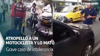 Conductor atropelló y mató a un motociclista en Bucaramanga #Shorts | Vanguardia