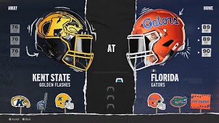 College Football 25: Florida Dynasty - Year 4 - Week 2 - Kent State Golden Flashes