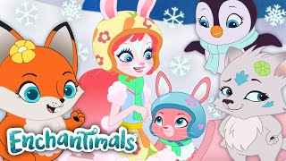 Snowy Activities \u0026 Holiday Fun with Enchantimals!| Compilations