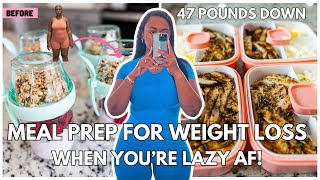 THE EASIEST 30 MINUTE MEAL PREP! Beat Diet Boredom: Simple Meal Prep Recipes for Weight Loss