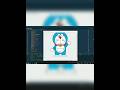 Drawing Doraemon🔥 Using Python 😍👩‍💻 #coding #programmerlife #python #cse #shorts #hacking #viral #yt