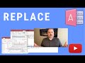 How to Use the Replace Function in Microsoft Access