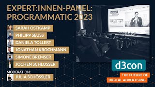 d3con Conference 2023: Expert:innen-Panel: Programmatic 2023