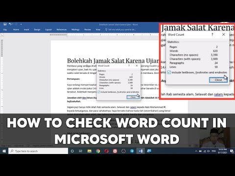 How to Check Word Count in Microsoft Word in 3 Ways | How To Tivi