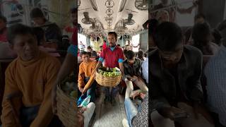 Hardworking Indian Man Selling Guava Fruit Rs.10/- Only in Running Train #shorts