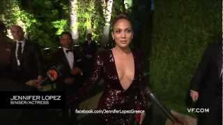 Jennifer Lopez at Vanity Fair Oscar Party 2012