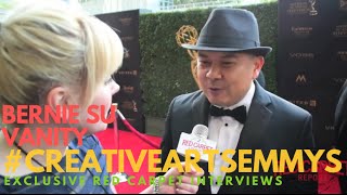 Bernie Su #VanitySeries interviewed at 43rd Daytime #CreativeArtsEmmys Awards