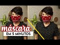 Máscara caseira sem costura | by Aline Albino