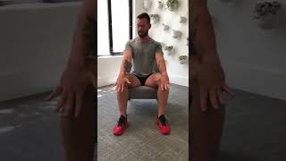 3 Best Core Moves While Sitting #shorts