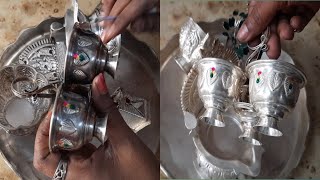 How to clean Silver Items proper /Silver items sparkles in Minutes using Pitambari Rooperi liquid