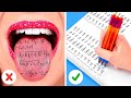 WOW ART HACKS & ไอเดีย DIY สำหรับโรงเรียน | เคล็ดลับอุปกรณ์การเรียนสุดฮาจาก 123 GO Like!