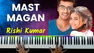 Mast Magan Piano Instrumental | Karaoke With Lyrics | Ringtone | Notes | Cover | Hindi Song Keyboard