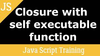 Closure with self executable function