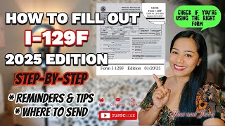 HOW TO FILL OUT FORM I-129F 2026 STEP-BY-STEP USING THE NEW EDITION DATE FORM & TIPS #fyp #k1visa