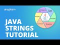 Java Strings Tutorial | What Are Strings In Java? | Java Strings Tutorial For Beginners |Simplilearn