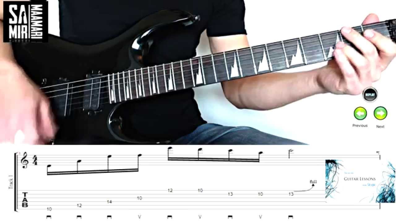 Guitar Lick 6 D9 Arpeggio Youtube