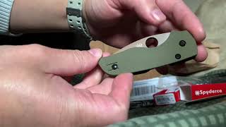 Unedited Unboxing  REC lil native  #Riveredgecutlery exclusive #spyderco with Para3, pm2.