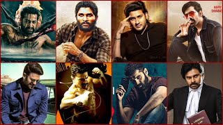 22 All South Indian Tollywood Actors Most Recent Upcoming Movies List | Allu Arjun, Mahesh, Prabhas