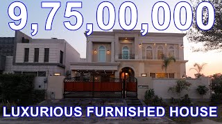 1 Kanal Mediterranean Luxurious Fully Royal Furnished House Phase 6 DHA Lahore, By President Group