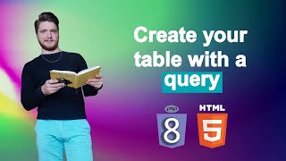 Lesson 19. Create your table with a query. PHP MySqL for begginers