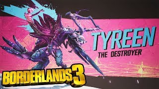 BORDERLANDS 3 Final Boss Fight - Borderlands 3 Tyreen The Destroyer Boss Fight (