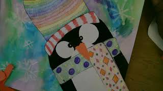 How to Make a Cute Penguin with Construction Paper | Easy Craft for Kids | Akomartstudio