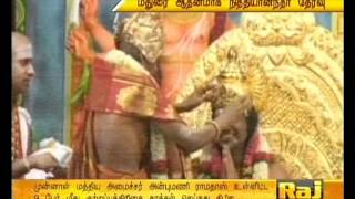 Raj TV Coverage Nithyananda 293rd Pontiff of Madurai Aadheenam