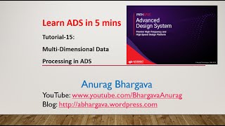 Tutorial-15: Multi-Dimensional Data Processing