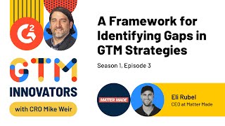 GTM Innovators: S1 Ep.3 A Framework for Identifying Gaps in GTM Strategies with Eli Rubel