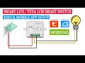 Smart life, Tuya 1 channel smart switch wiring, Wifi & Mobile App setup