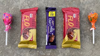 So many candies videos ASMR | Dairy Milk Chocolate - Flo Cake | Lot’s of lollipops and candies