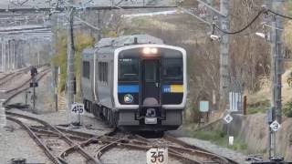 小海線キハE200形 小淵沢駅到着 JR-East Koumi Line KiHa-E200 series hybrid DMU