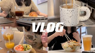 Vlog｜当生活回归三时三餐｜桂花美式·纽约最爱的意大利小馆子·自制三文鱼波奇饭｜平静的生活，从内而外｜日日是好日