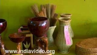 Bamboo decorative items Dilli haat