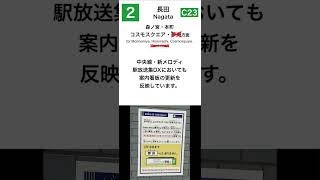 【Osaka Metro】啓発放送 2025年1月18日まで夢洲へは、参りません。 《案内看板の更新》