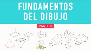 ✏ Fundamentos del dibujo PARTE II - Pirámide, esfera y volumetría de planos abstractos