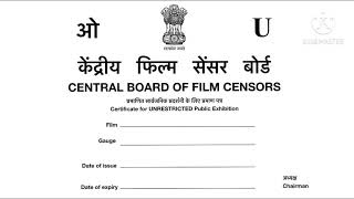 CBFC Rating Templates (Fake)