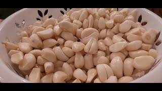 🌈🌈🌈🛑ASMR ODDLY SATISFYING PEELING GARLIC #subscriber#everyone#enjoy