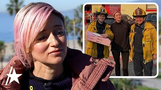 Viral Pizza Girl Details Feeding Firefighters Amid Own Home Loss In LA Fires