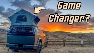 Cybertruck Camping | Does a rooftop tent change the game?