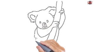 How to Draw a Koala Easy Step By Step Drawing Tutorials for Kids – UCIDraw