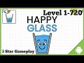 Happy Glass Full Gameplay Walkthrough Android 3 Star(Level 1-720)